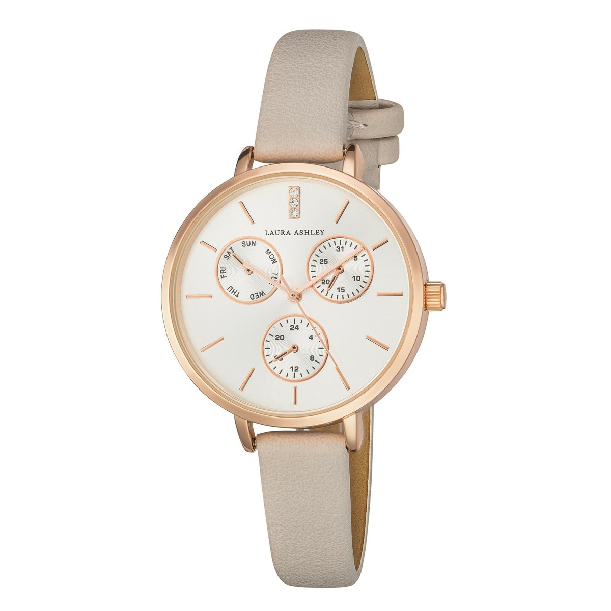 Laura, Ashley Women’s, Vegan Leather Strap Watch Laura Ashley Women main image 4