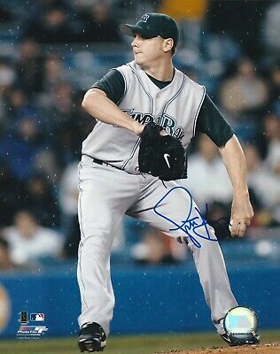 Scott Kazmir Tampa Bay Devil Rays signed, autographed baseball 8x10 photo,proof COA Scott Kazmir Tampa Bay Devil Rays signed, autographed baseball 8x10 photo,proof COA
