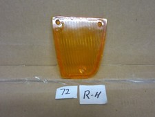 1972 Corvette Lh Driver Side Turn Signal Parking Lamp Lens Amber