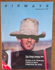 1988 Qantas Airways Inflight Magazine Aussie Hunk Airline Souvenir Sept Oct  