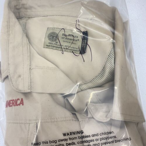 BOY SCOUTS Of America Shirt Mens Large VENTED Uniform BSA Microfiber Scout - Picture 11 of 11