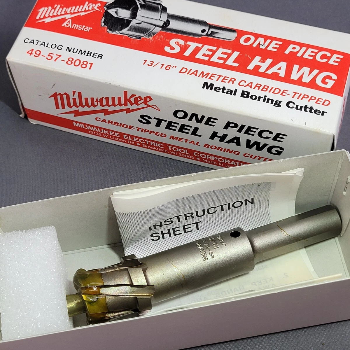 MILWAUKEE ONE PIECE STEEL HAWG 13 16