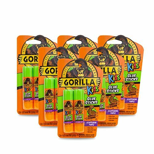 Gorilla Kids Disappearing Purple Glue Sticks, Two 6 gram Sticks, (Pack of 6)  eBay