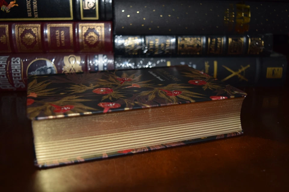 Jane Eyre by Charlotte Bronte  New Deluxe Hardcover Classics Gilt Edge Foto 2 de 4