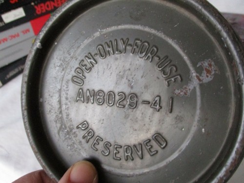Vintage Sperry Gyroscope Container nice * Display Military Piece w original lid - Picture 2 of 8