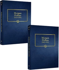Whitman US Morgan Dollar Album Two Volume Set 1878-1921#9128 and #9129