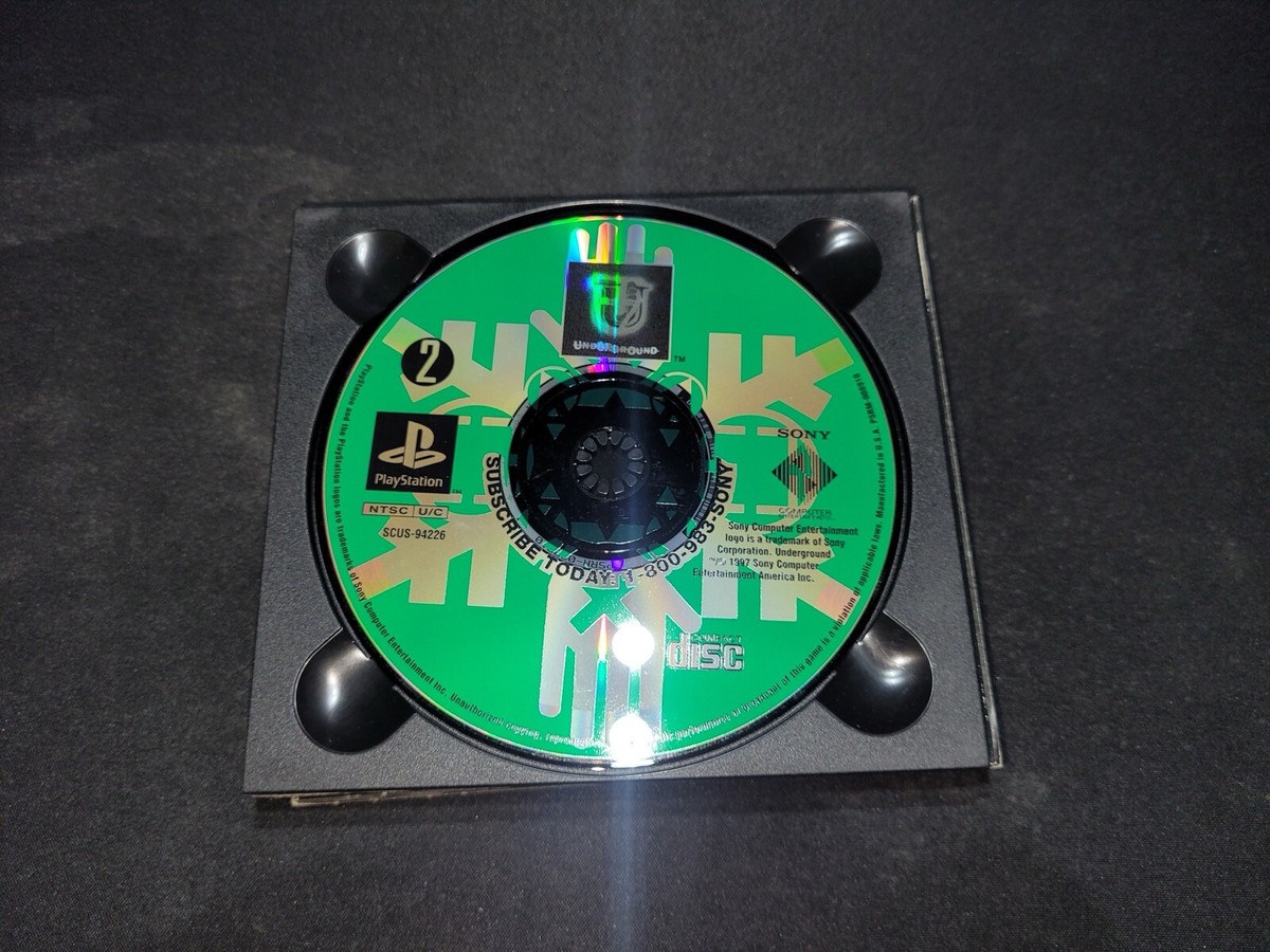 プレステーションワン Sony PlayStation 1 PS1 PSOne Quad 4 CD DISC Video Game Replacement