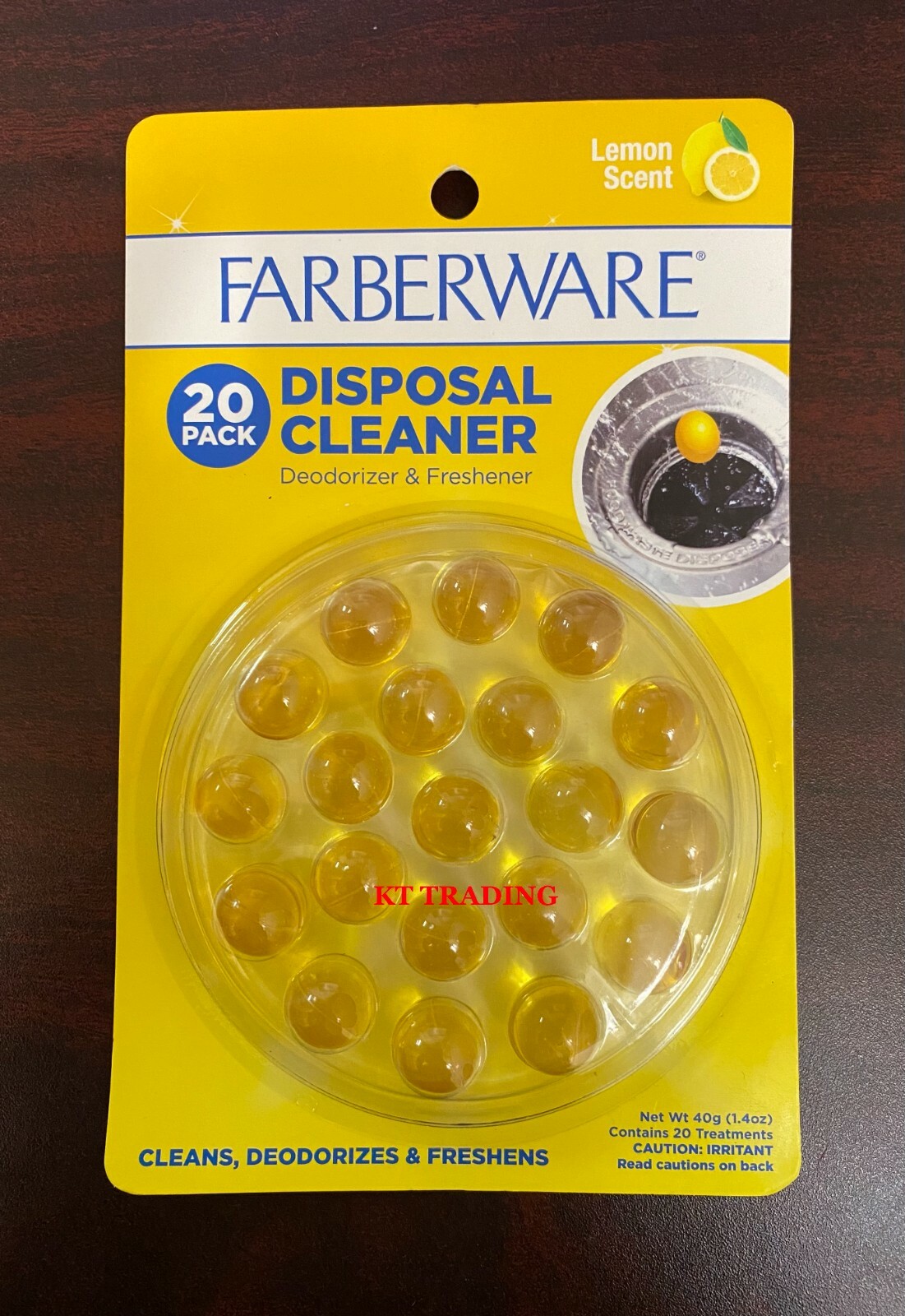 Image showcasing FARBERWARE Disposal Sink Cleaner Deodorizer Freshener Odor Eliminate ...