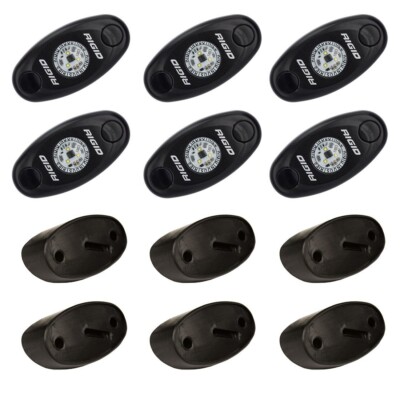 Rigid Industries 400253 LED Rock Light Kit- Cool White (6 lights)