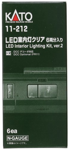 KATO N gauge 11-212  LED interior light clear 6 cars model railroad supplies