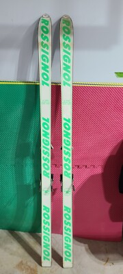 Vintage Rossignol Equipe STS Carbon 175cm Slalom Skis w/ Bindings