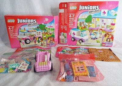 Lego Friends Lot of 2 Sets + Extras PreOwned Not Complete Sets