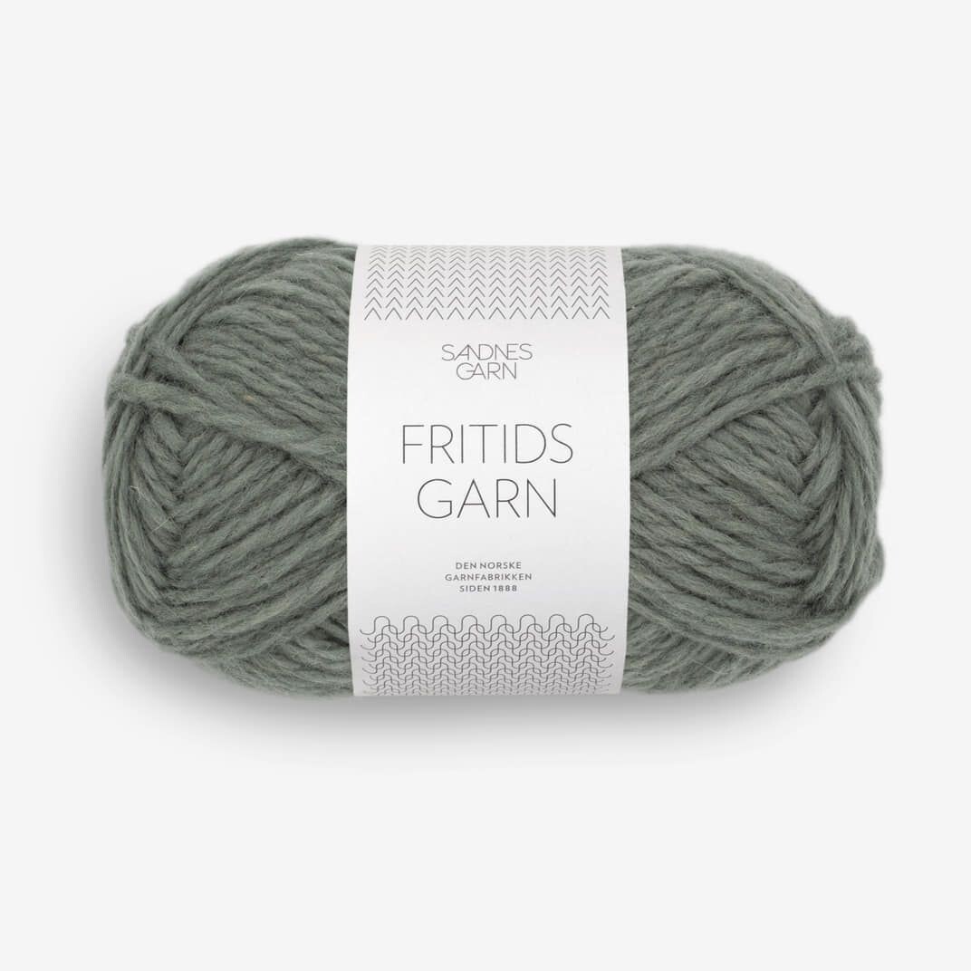 Leisure Yarn by SANDNES GARN - AGAVE GREEN (8260) - 50 g / approx. 70 m Wool