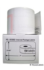 13 Rolls of 150 3-Part Internet Postage Labels for DYMO LabelWriters 30383