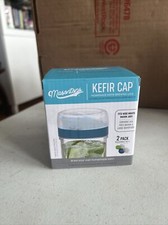 Masontops Kefir Caps - Wide Mouth Mason Jar Lids - Live Culture Grains Strainer