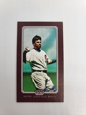 1/1 CAROLINA BRIGHTS MAROON BLANK BACK RARE 2010 Topps T206 GEOVANY SOTO CUBS SP