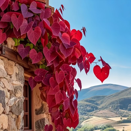 100Pcs Colorful Leaf Morning Glory Seeds Color Perennial Garden Open Air Bonsai - Picture 4 of 15