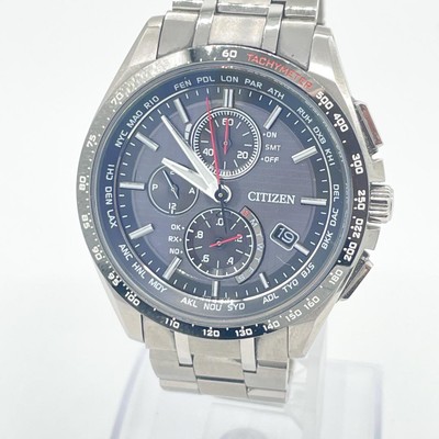 CITIZEN Atessa AT8144-51E Eco Drive Radio Solar Men 