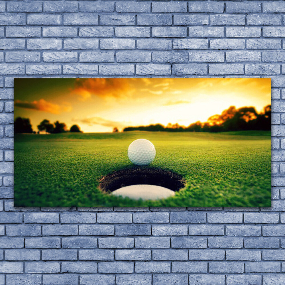 Photo sur toile nature grand format 140x70 cm déco tableau balle de golf