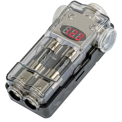 Digital AGU Fuse Power Amplifier Distribution Block (3) 2/4 Ga to (2) 4/8 GA USA