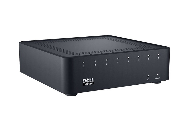New Dell Networking X1008P POE 8 Port managed 10/100/1000Mbs Switch INC 20% vat