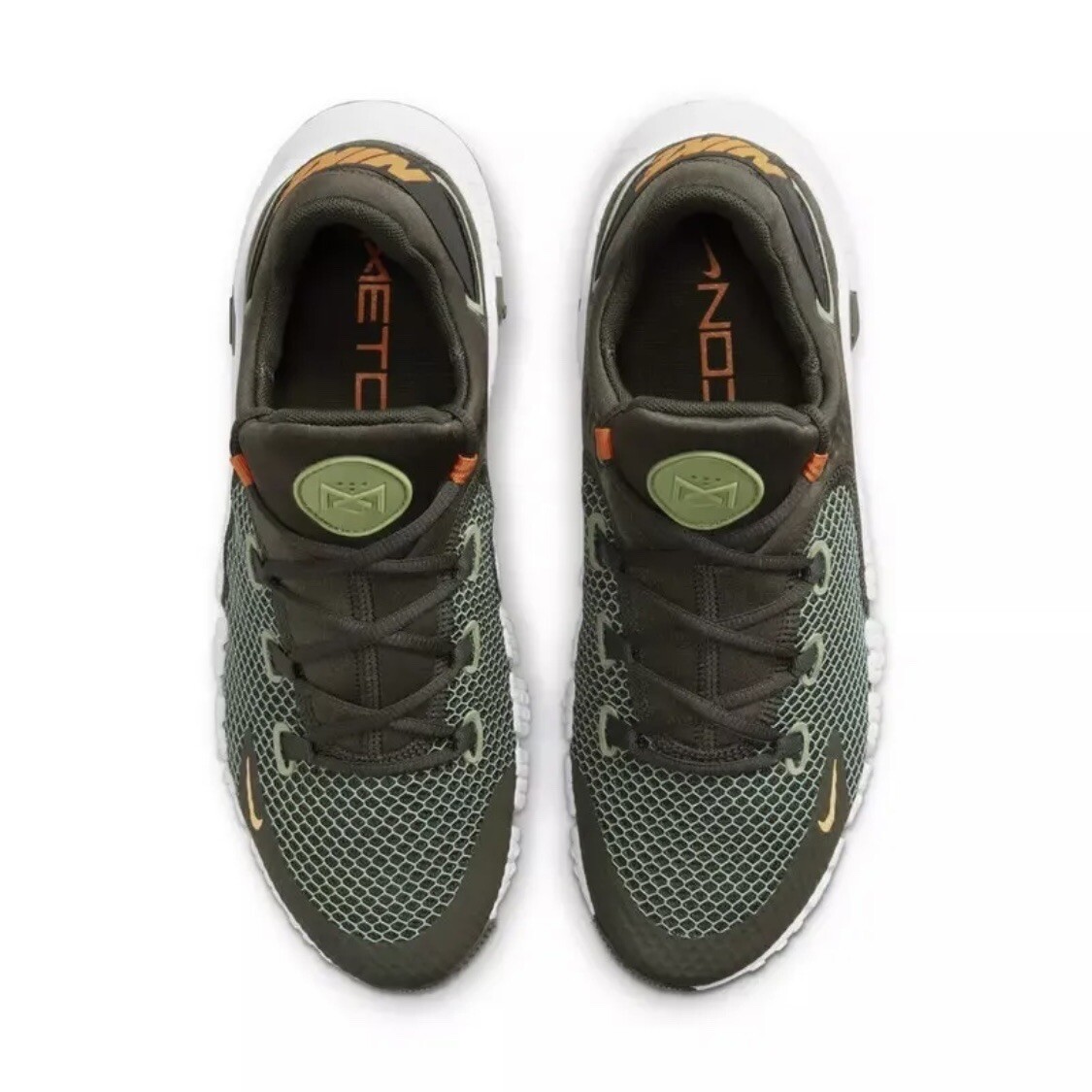 Nike Free Metcon 4 Cargo Khaki Safety Orange CT3886-301 Crossfit Gym Mens 9 Nike Free Metcon 4 Cargo Khaki Safety Orange CT3886-301  main image 4