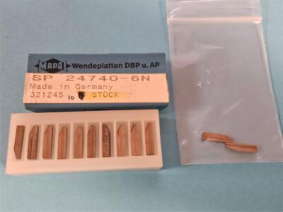 NEW LOT OF 12 MAPAL WENDEPLATTEN SP-24470-N 321245 BLADE TOOLING CUTTING .59''