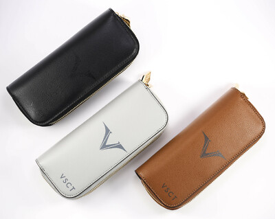 Visconti Leather Etui Pen Holder for 4 Pens Different Colors KL08