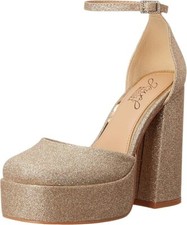 Jewel Badgley Mischka Giada Platform Pump 1319 Womens Shoes Size 8.5