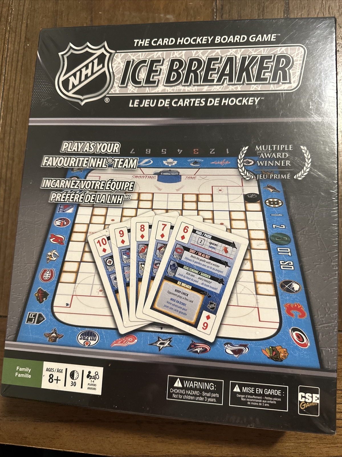 NHL Ice Breaker Card Hockey Board game Brand New eBay