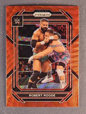2023 Panini Prizm WWE #174 Robert Roode Red Wave SSP Rare Raw Smackdown NXT