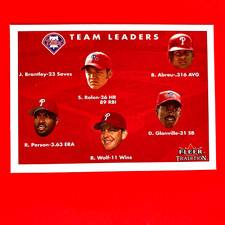 Scott Rolen 2001 Fleer Tradition Team Leaders #424 Philadelphia Phillies
