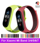 Nylon Replacement Wristband For Xiaomi Mi Band 4 5 6 7 Sport Fitness Hook and Loop