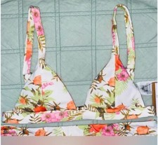 Volcom Bikini Top Tropical flowers - Size Large
