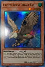 Yugioh 2022 Crystal Beast Cobalt Eagle 1st Ed. BLCR-EN052 Near Mint