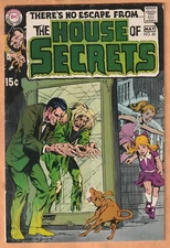 DC THE HOUSE OF SECRETS No. 85 (1970) Neal Adams Cover & Ink! VG
