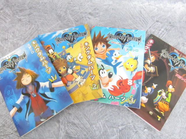 【未開封】KINGDOM HEARTS 新たなる仲間 まとめ売り KINGDOM HEARTS Manga Comic Complete Set 1-4 Shiro Amano Book EB