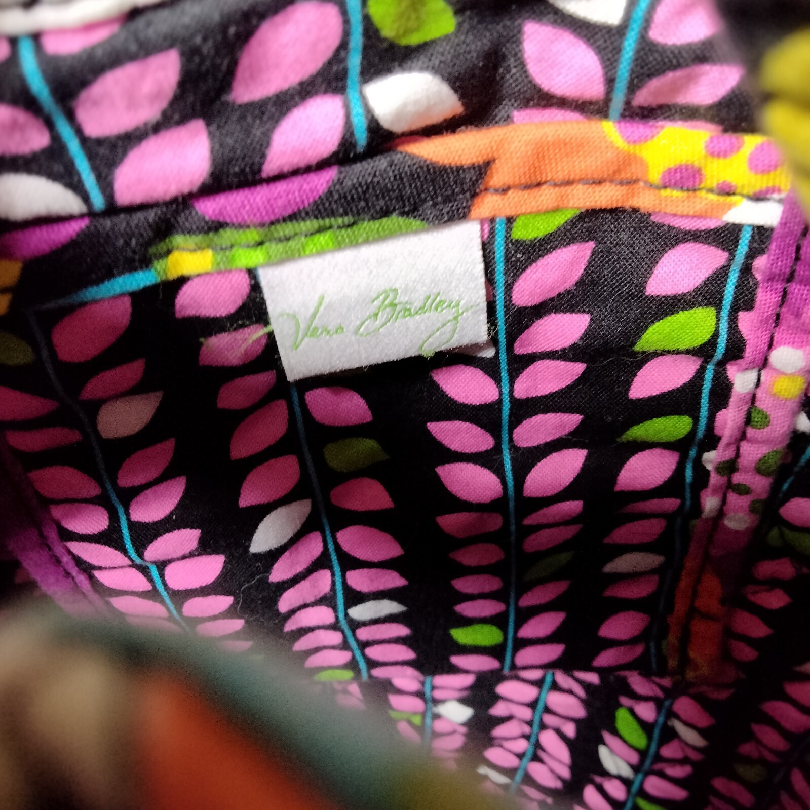 Vera Bradley Vibrant Backsack Drawstring Cinch Ba… - image 2