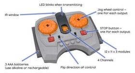 Power Functions 4pcs Battery Box Train Motor IR Receiver Controlled For Lego Set