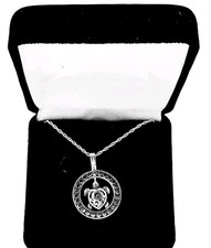 STERLING SILVER Turtle Necklace  PENDANT 925 - 16"