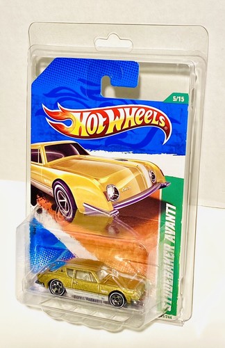 Hot Wheels 2010 Treasure Hunts STUDEBAKER AVANTI Gold 5/15 w/ Protector NEW - Picture 2 of 3