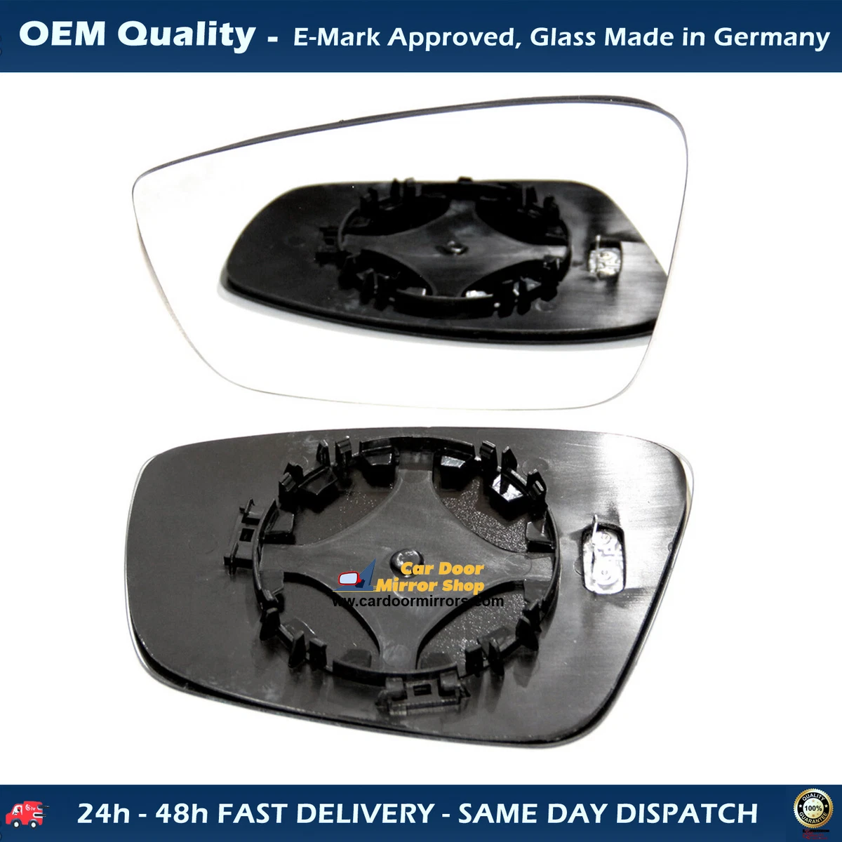 Heated Base Fits Skoda Citigo 2012 2020 Wing Mirror Glass Left