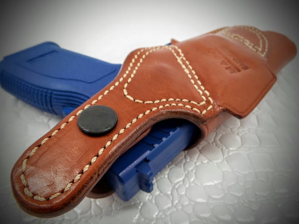 MASC Leather Belt Holster With Thumb Break For Good Retention And Faster Draw - Image 3 of 4