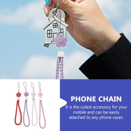8 Pcs Braided Lanyard Lanyards for USB Flash Drive Cellphone Wrist Rope - Zdjęcie 9 z 12