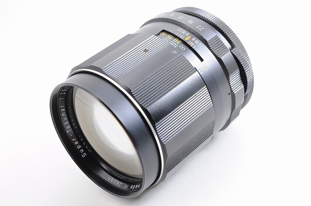 MINT】PENTAX Super Takumar 135mm F/2.5 MF Lens + Metal Hood