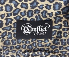 Conflict Logo DIY Patch- Punk Crust Black Flag Off Leftover Crack Oi