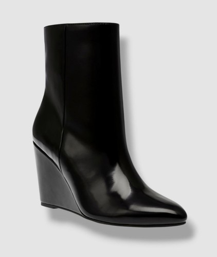 Dolce Vita Women's Black Pascal Pointed Toe Wedge Booties Shoe Size 10