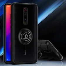 Q Shadow TPU + PC Protective Case 360 Degrees Rotate Ring For Xiaomi Redmi K20