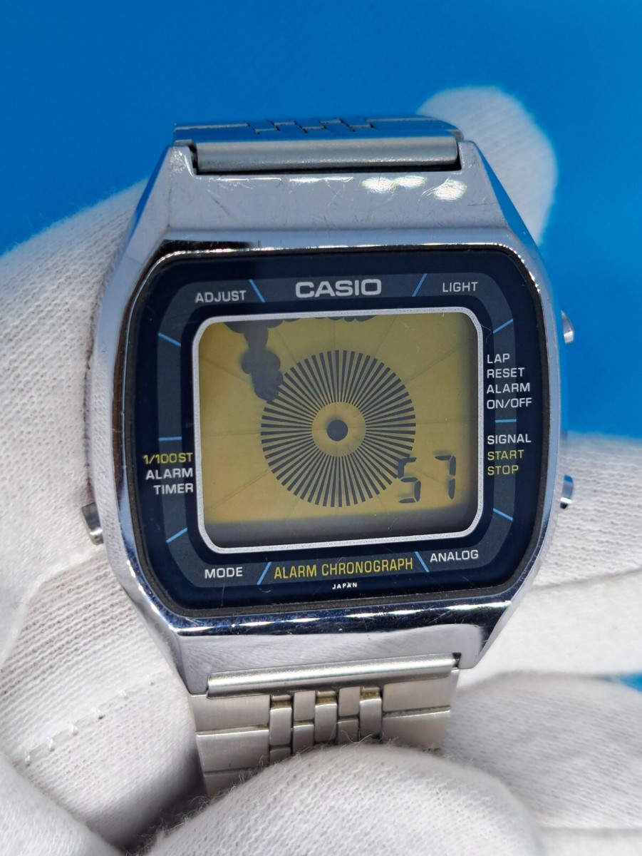 CASIO VINTAGE DIGITAL WATCH 80s Blue Thunder Movie A201 103
