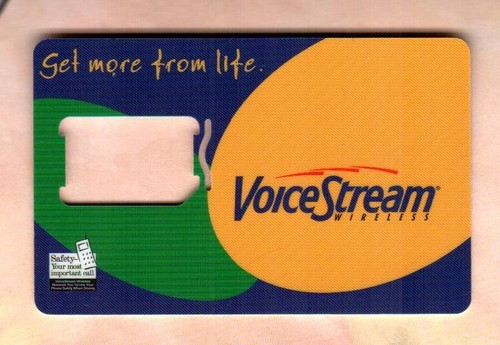 VOICESTREAM WIRELESS Collectible Sim Card Holder ( NO SIM CARD )